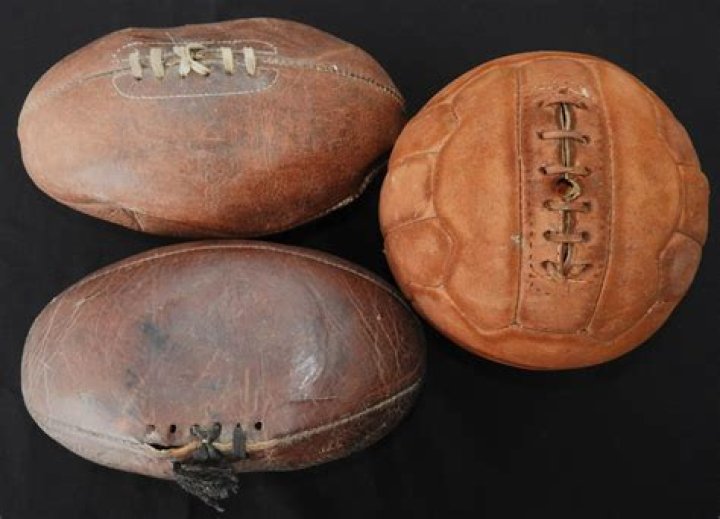 Are footballs made from pig skin?