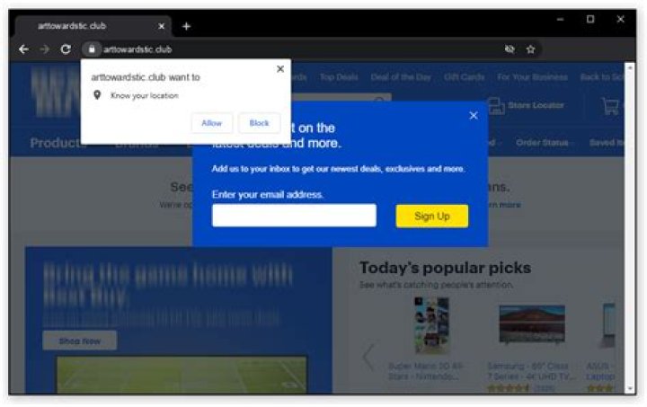 Arttowardstic.club Pop-ups Removal — How to Fix Guide