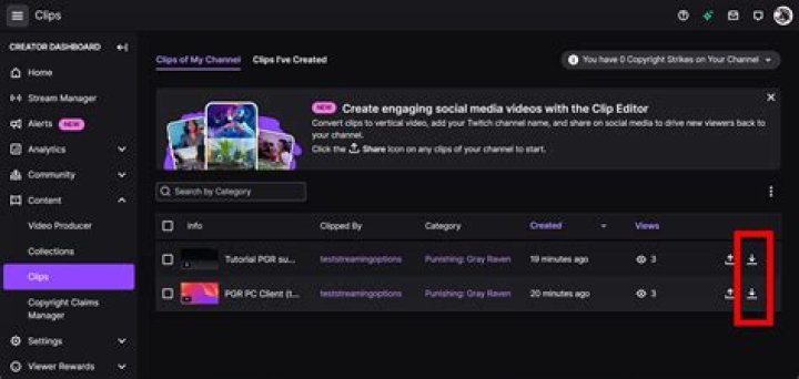 Can I download twitch videos?