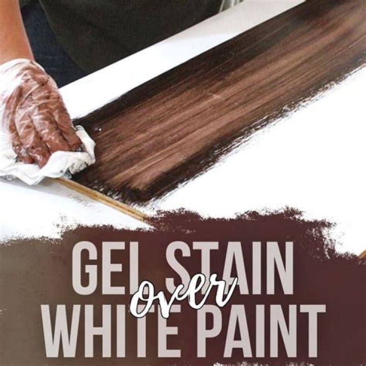 Can u use gel stain over paint
