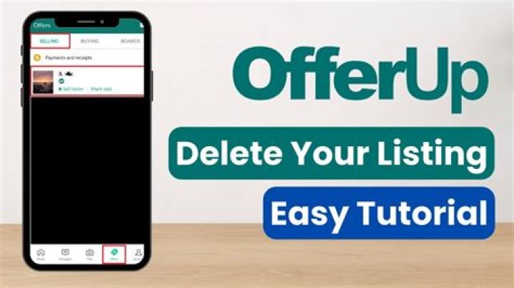 Can you delete a post on OfferUp?