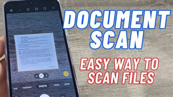 Can you scan documents to your phone?