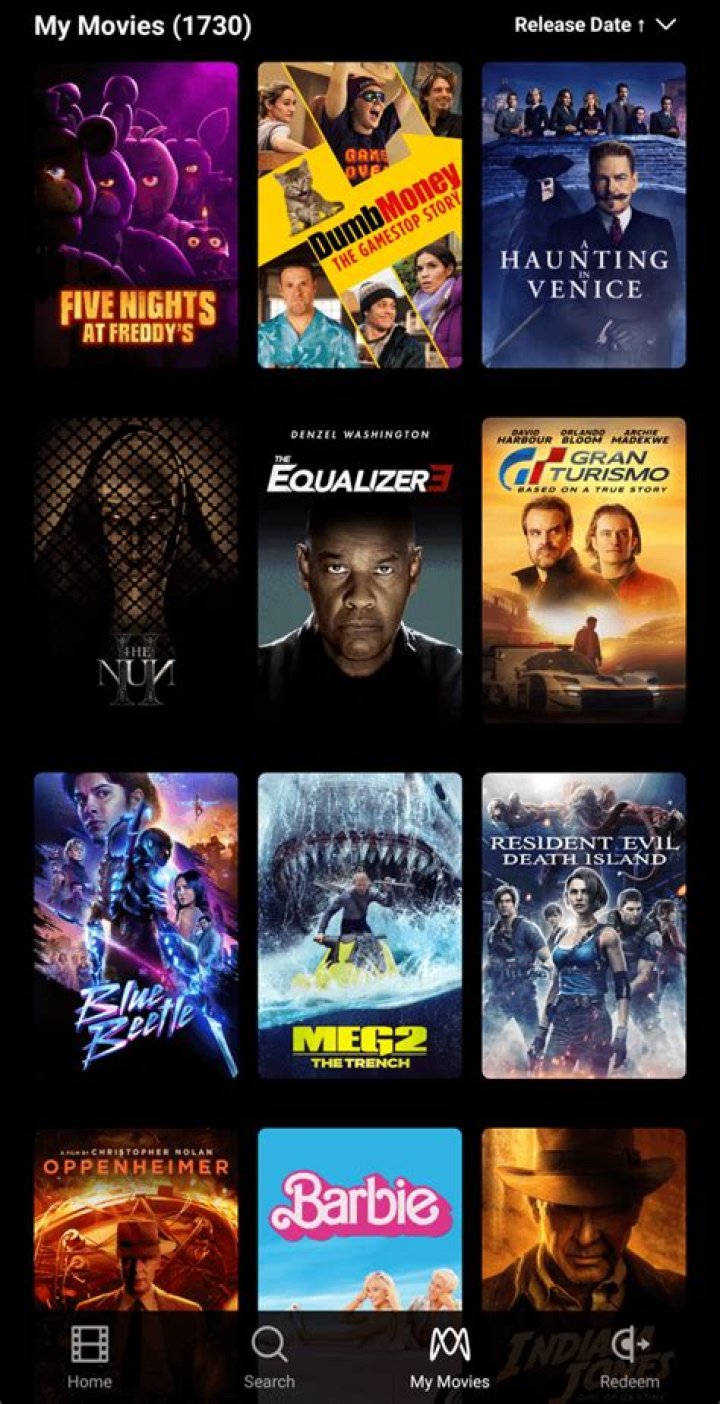 Can you share your movies anywhere Library?
