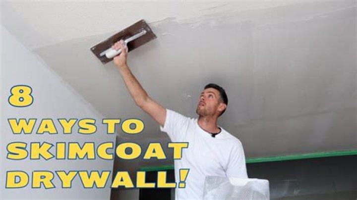 Do you have to skim coat a ceiling?