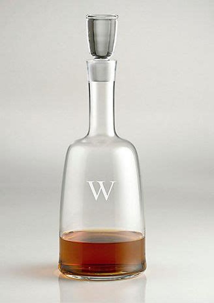 Do you put Scotch in a decanter?