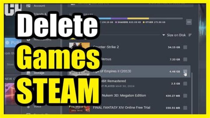 Does deleting steam delete your games?