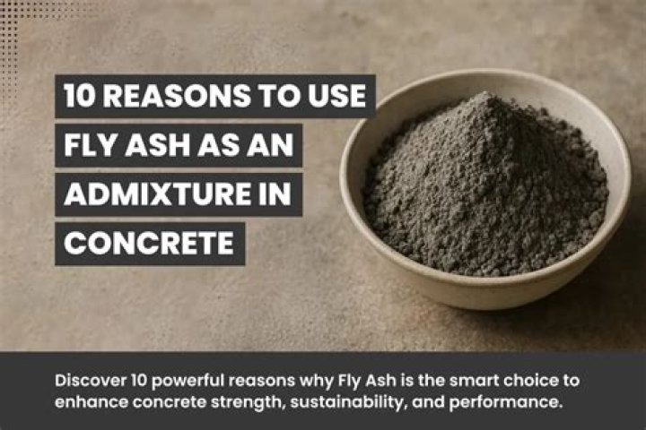 Does fly ash increase concrete density?