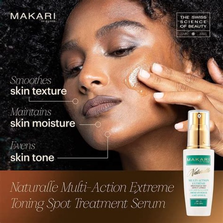 Does Makari serum bleach skin?