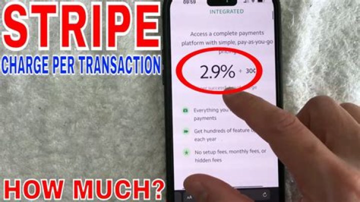 Does stripe charge a fee?