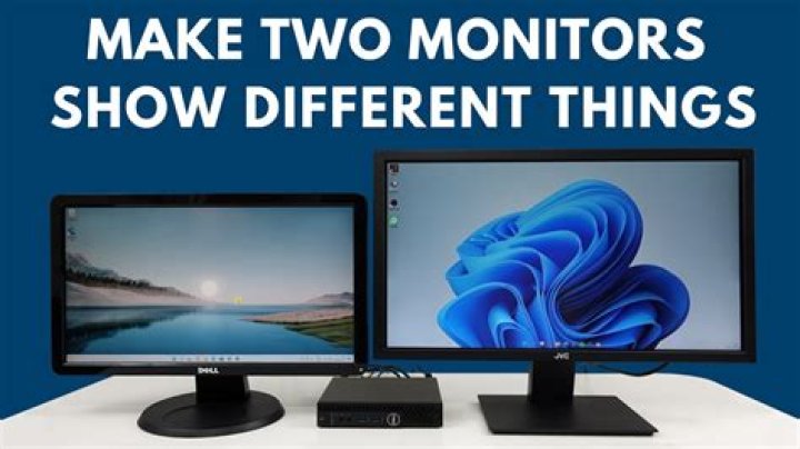 How can I use two monitors more?