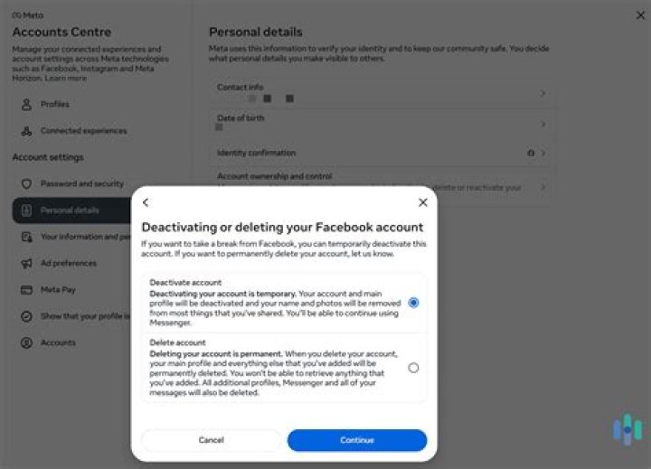 How do I delete my backstage account?