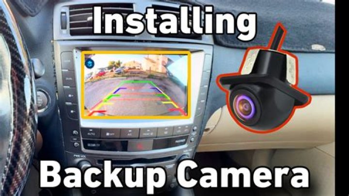 How do I install a backup camera in my car?