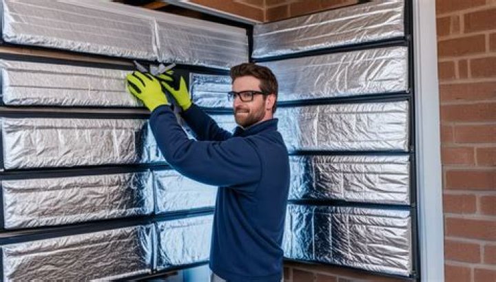 How do I insulate a door?