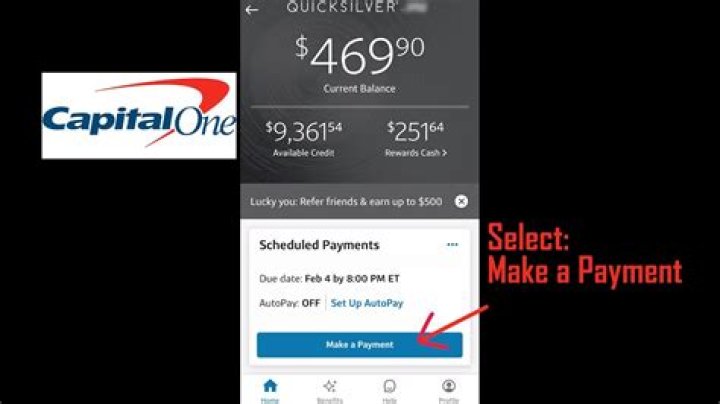 How do I make a payment on my Capital One credit card?