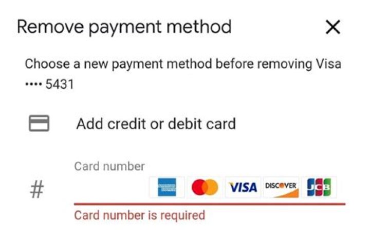 How do I remove my credit card from MetroDeal?