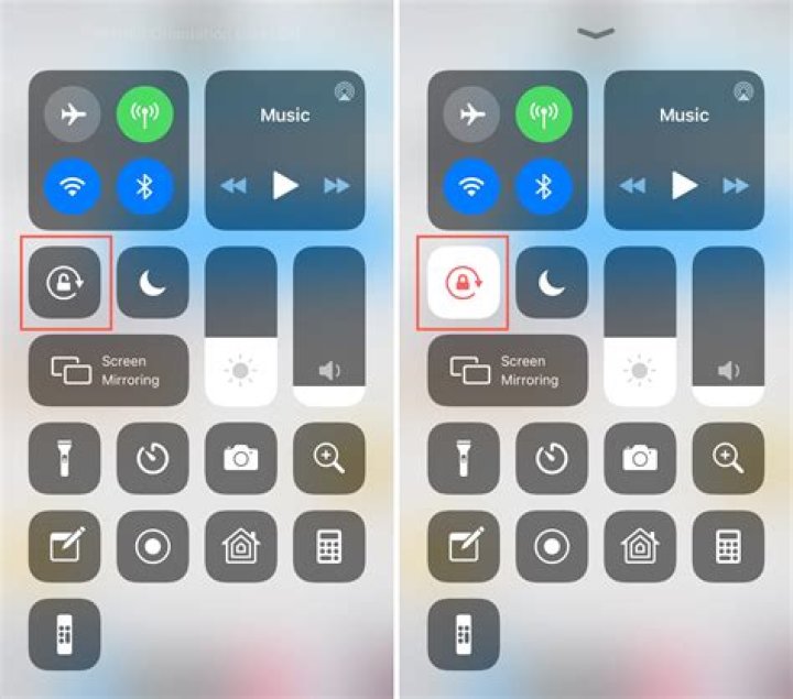 How do I stop my iPhone screen from rotating X?