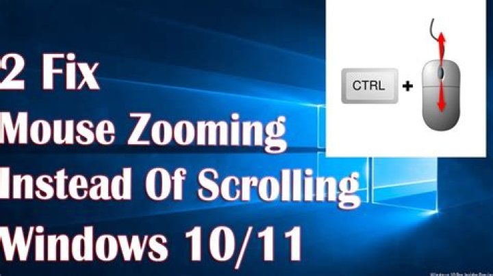 How do I stop my mouse from zooming in Windows 7?