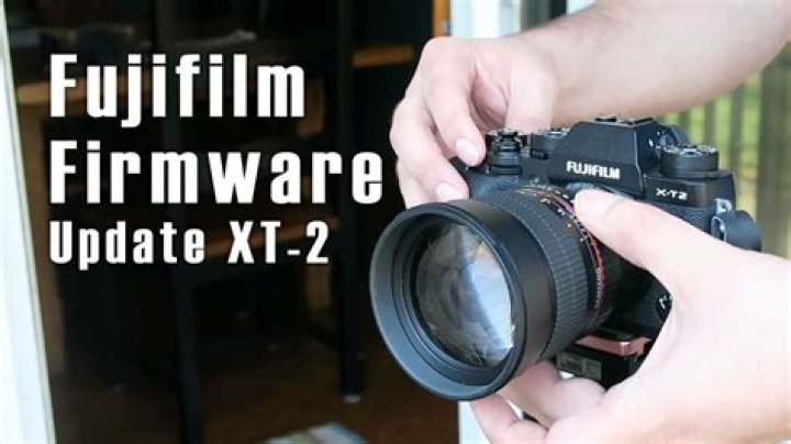 How do I update my Fuji xt2 firmware?