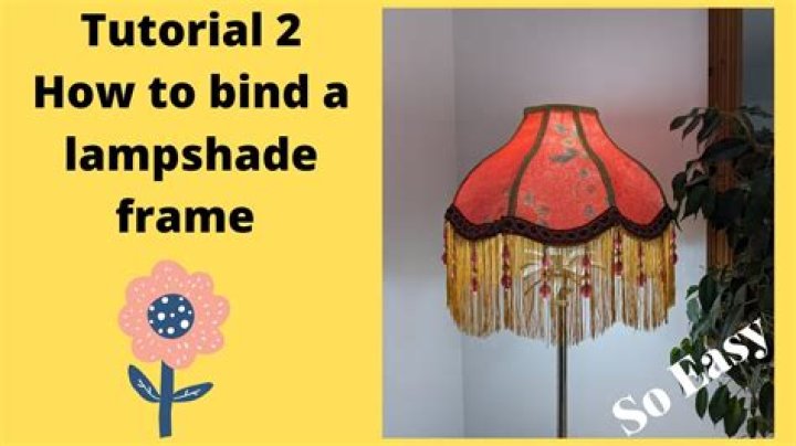 How do you add color to a lampshade?