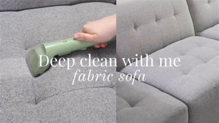 How do you clean a microfiber sofa?