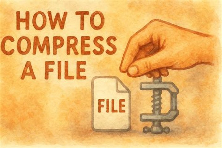 How do you compress files and make them smaller?