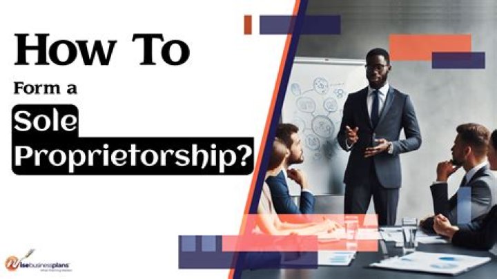 How do you form a sole proprietorship?