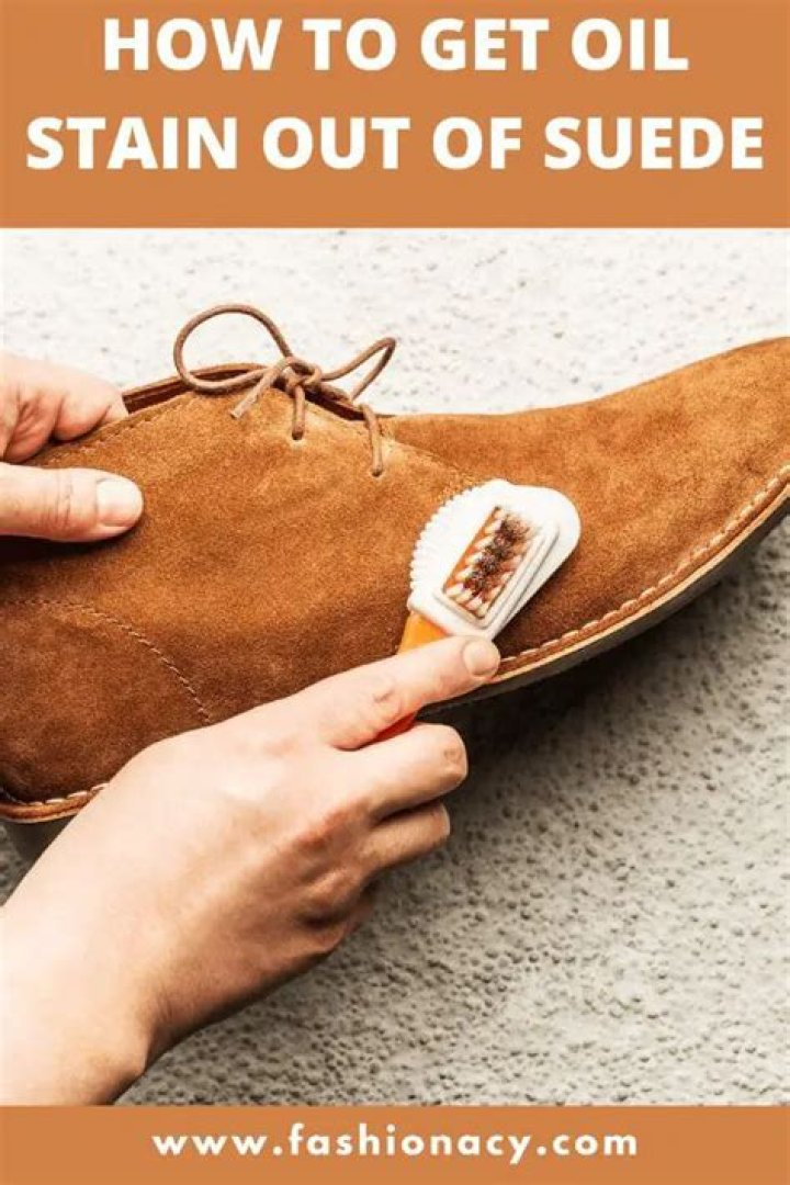 How do you get oil stains out of Woodland shoes?