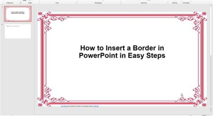 How do you make a border line?