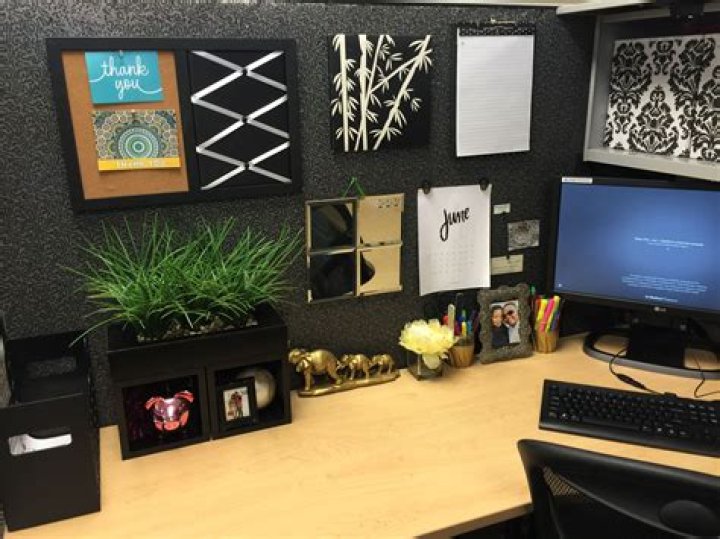 How do you organize office desk or cubicle at work?