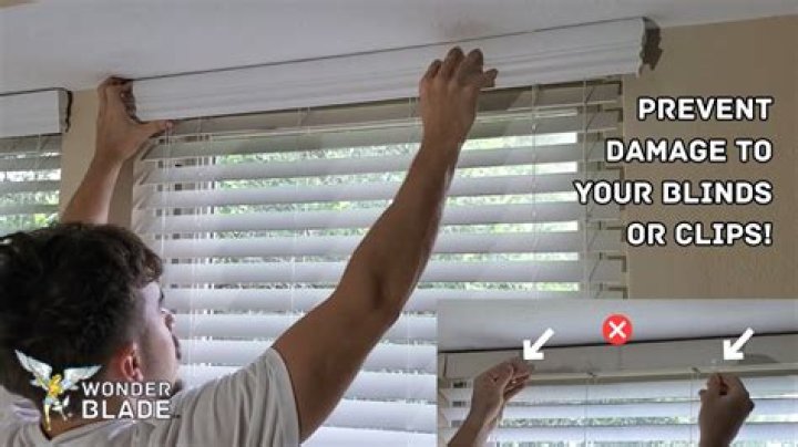 How do you remove Del Mar blinds?