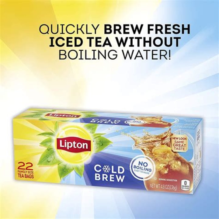 How do you use Lipton Cold Brew tea bags?