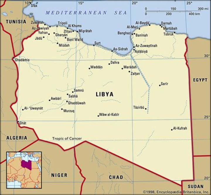 How large is Libya?