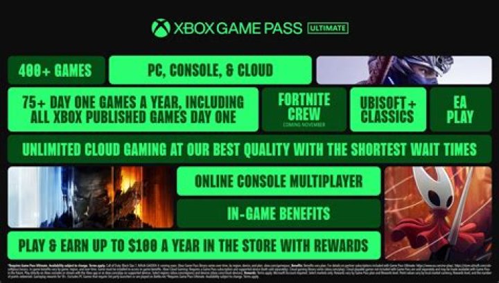 How long is the Xbox game pass sale?