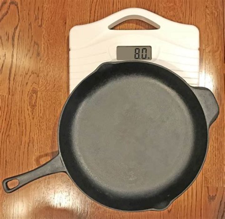 How much does a 12 inch cast iron pan weigh