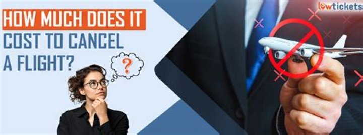 How much does it cost to cancel a flight?