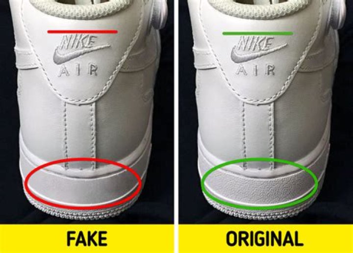How tell if Nikes are fake?