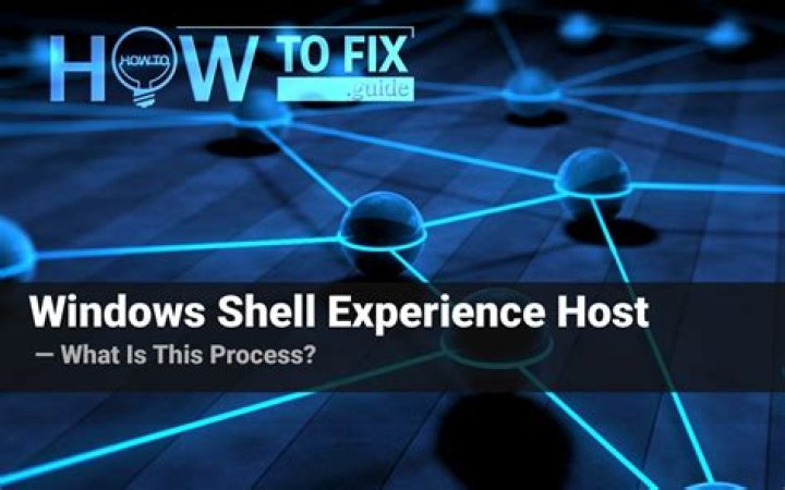 How to fix Windows Shell Experience Host?