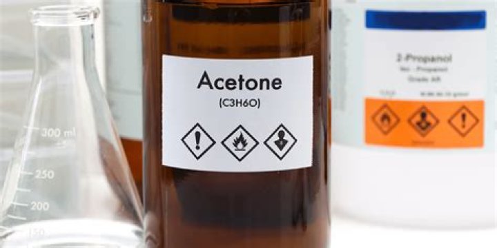 Is acetone safe on tile?