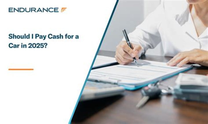 Is it better to pay cash for a car or finance