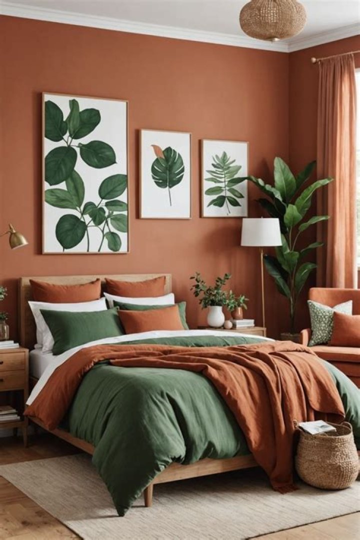 Is orange a bad color for a bedroom?