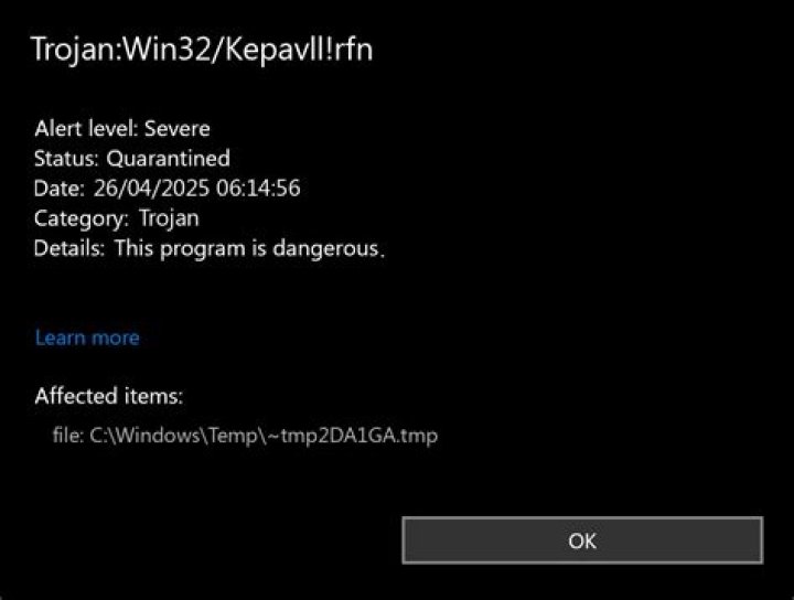 Trojan:Win32/Vibem!rfn