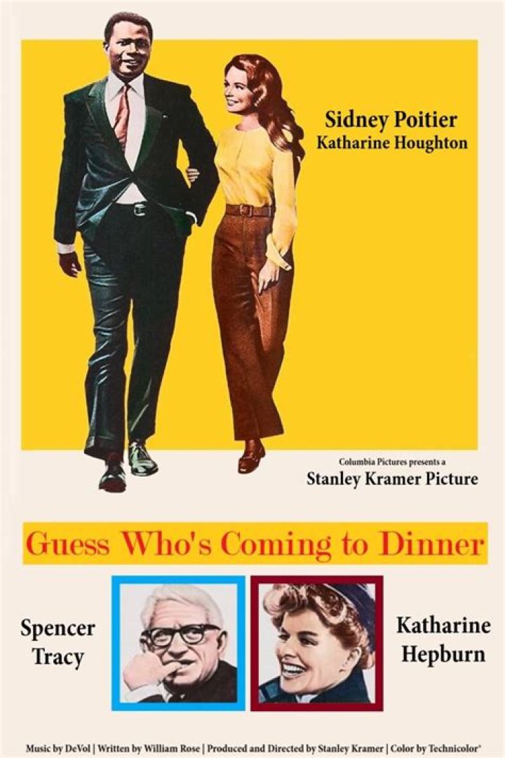 Was Guess Who's Coming to Dinner filmed in black and white?