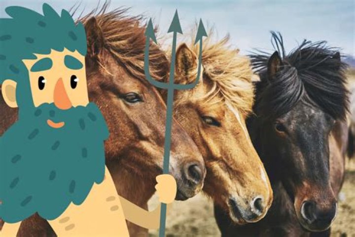 What animals did Poseidon create?