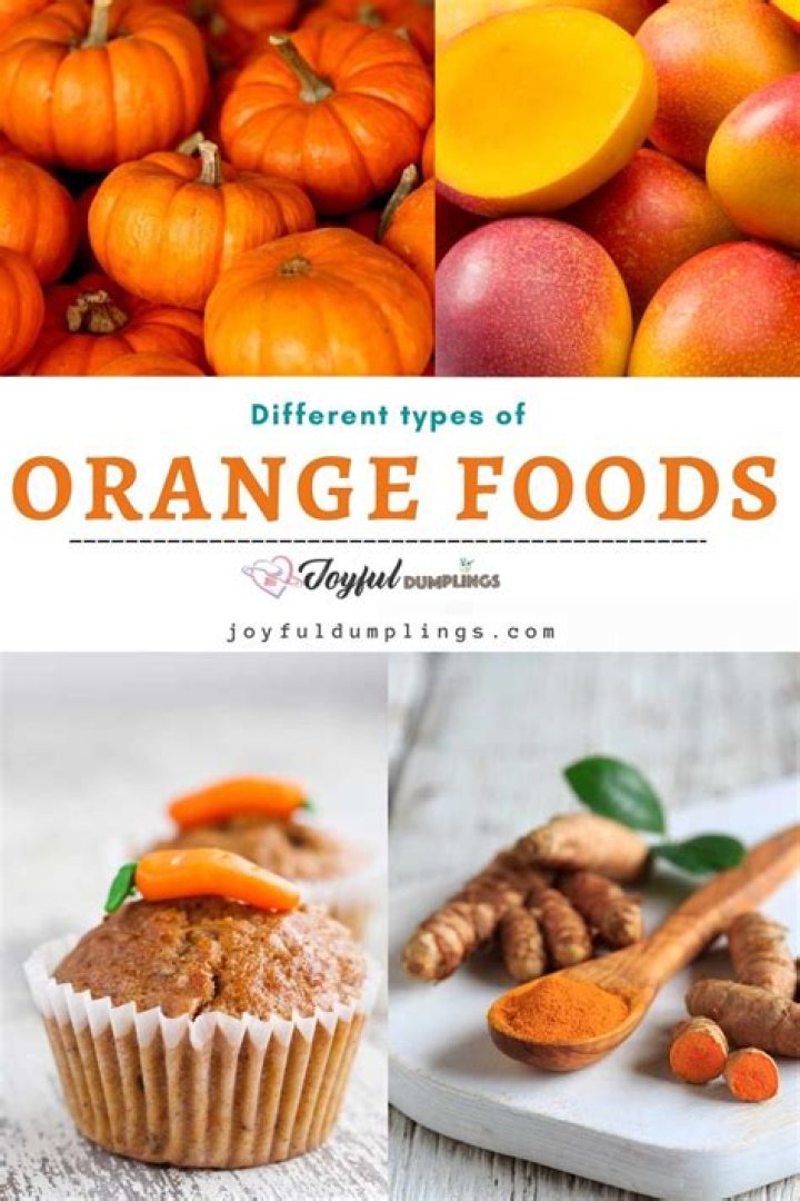 What are orange foods good for