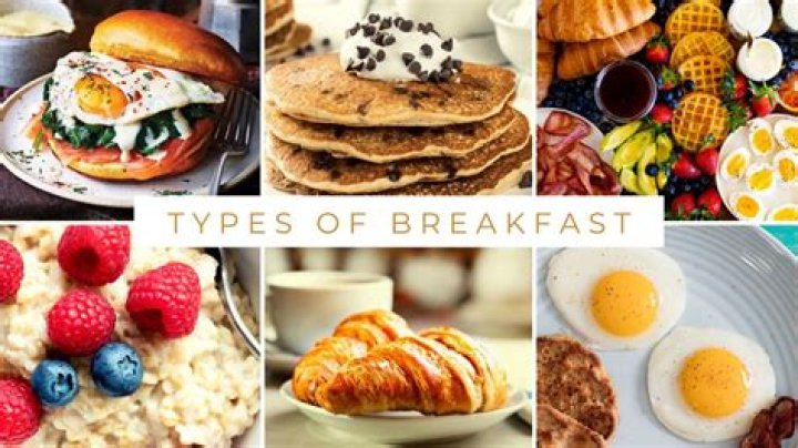What are the different types of breakfast menu