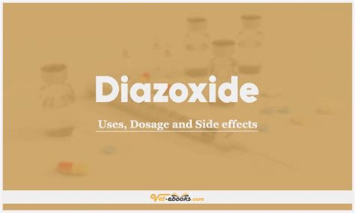 What are the side effects of diazoxide?
