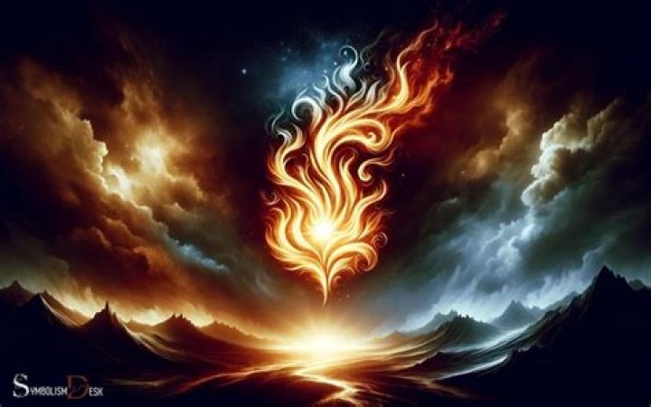 What does a fire tattoo symbolize?
