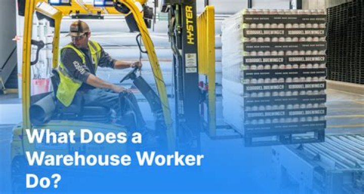 What does a warehouse Worker do?