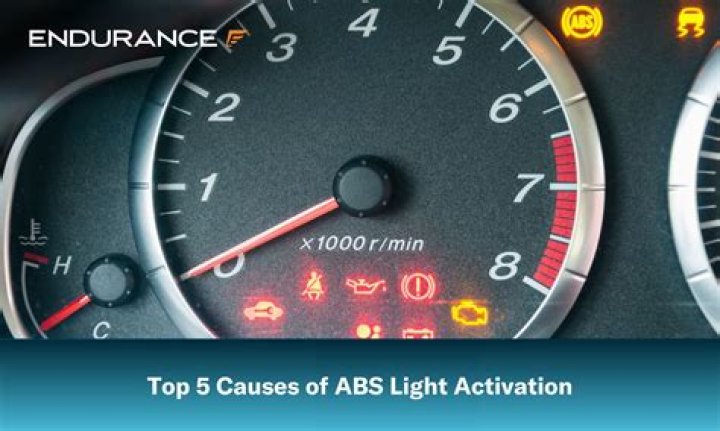 What does it mean when the brake light and ABS light is on?