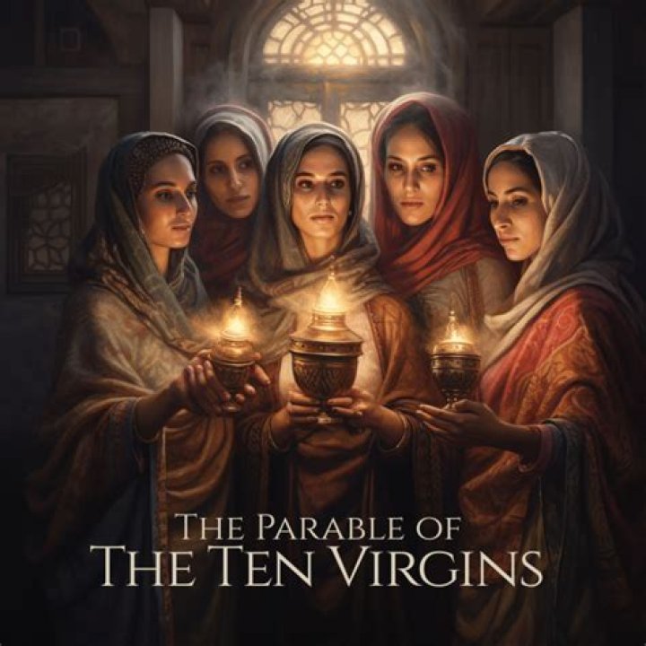 What does the oil in the parable of the ten virgins represent?